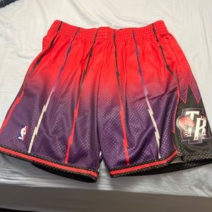 XLarge NBA basketball Toronto raptors classic team shorts Mitchell & Ness